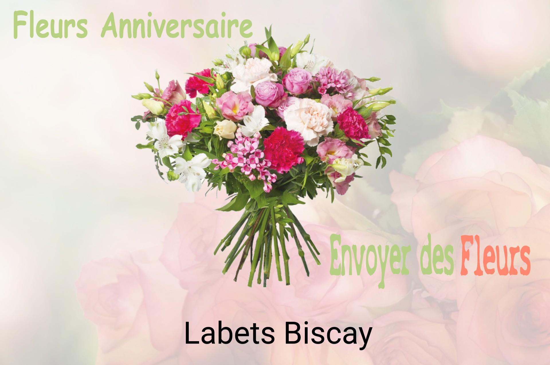 Bouquet de fleurs d’anniversaire livré à Labets-Biscay