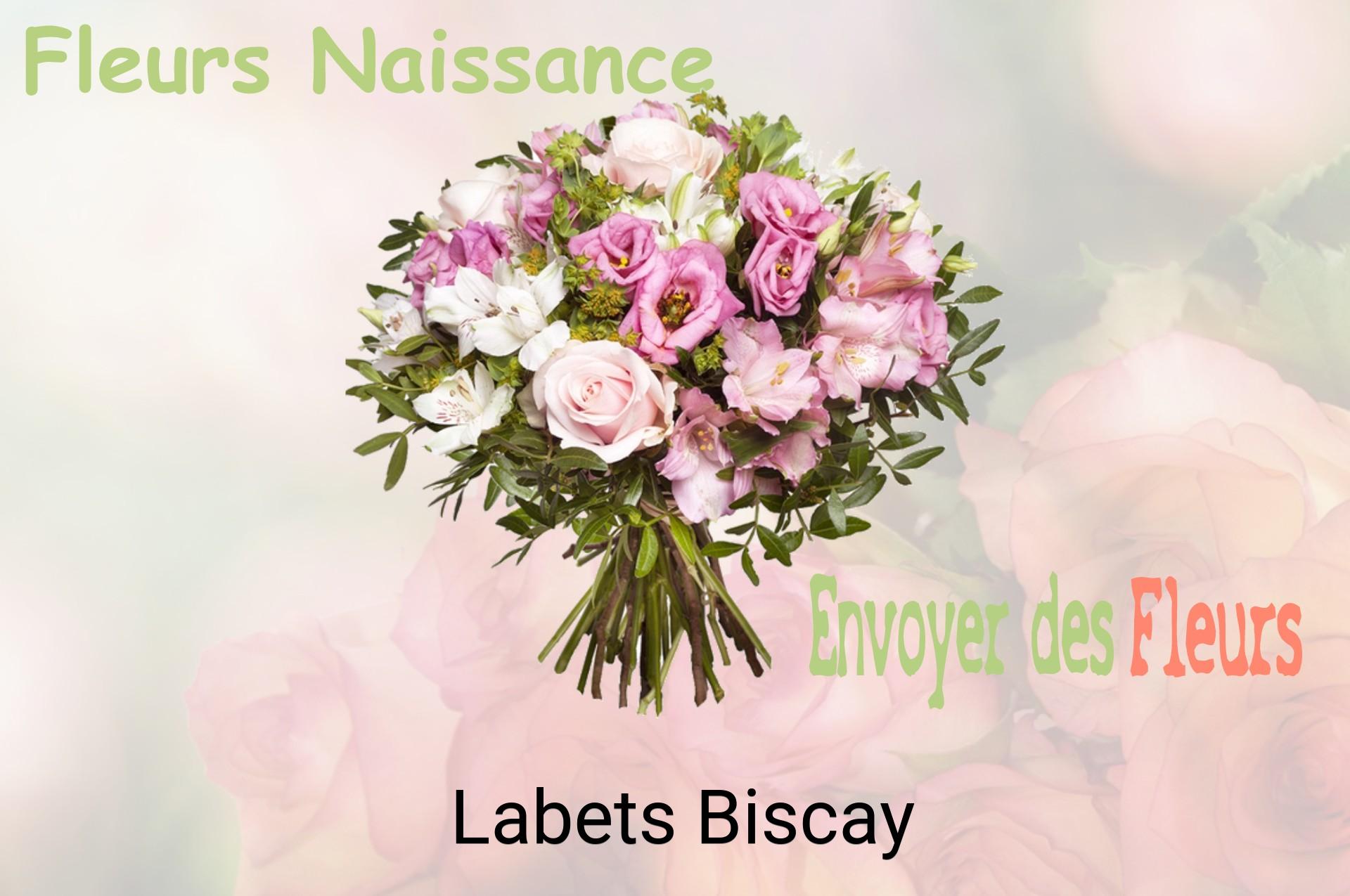 Bouquet de fleurs de naissance livré à Labets-Biscay